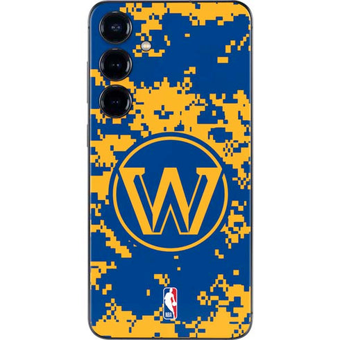 NBA Golden State Warriors Digi Camo Galaxy S25 Skin
